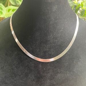 Sterling Silver 5MM Herringbone Chain 20” NWT